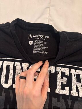 Monster Energy Men’s Black Short Sleeve Tee